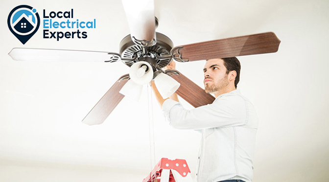 How Electricians Perform the Ceiling Fan Installation Safely?